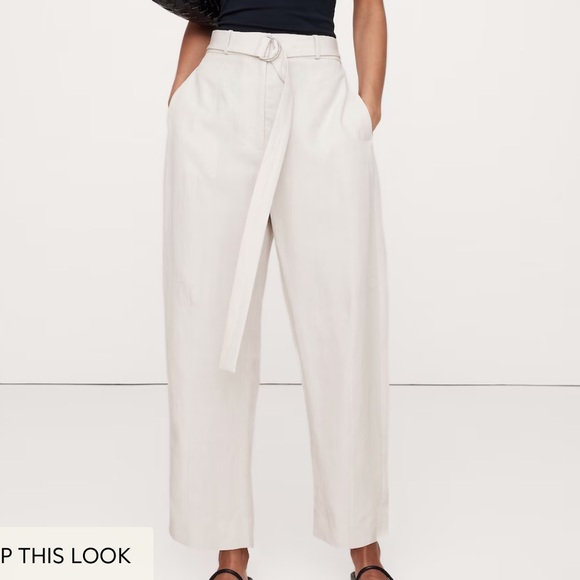 Banana Republic Pants - Banana Republic women’s barrel leg linen Pants